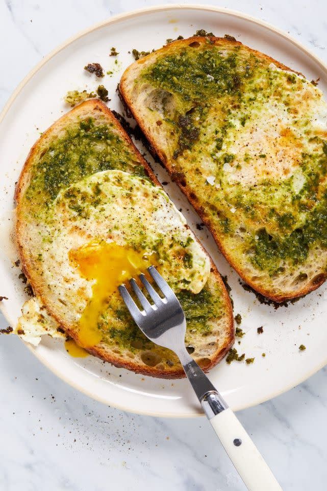 Pesto Egg-In-A-Hole