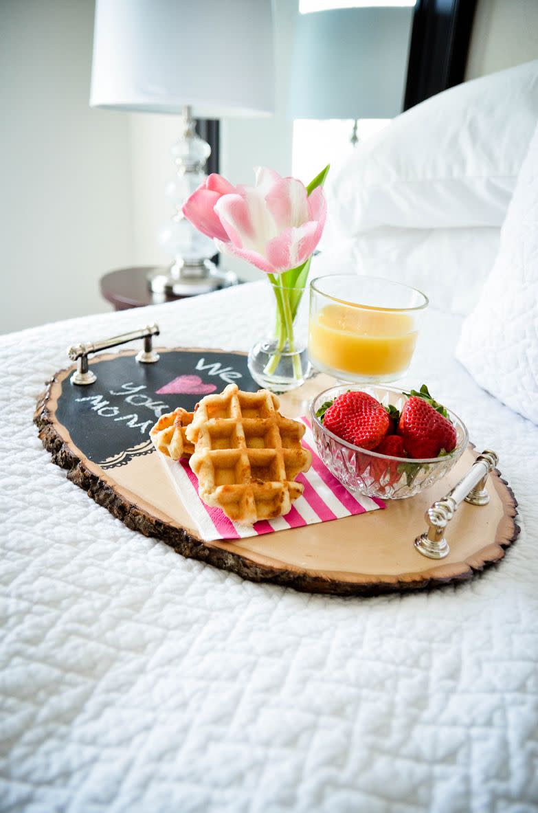 Wood Slice Serving Tray