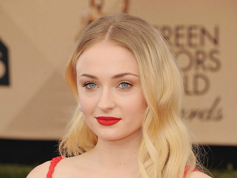 We can’t stop staring at Sophie Turner’s straps at the SAG awards