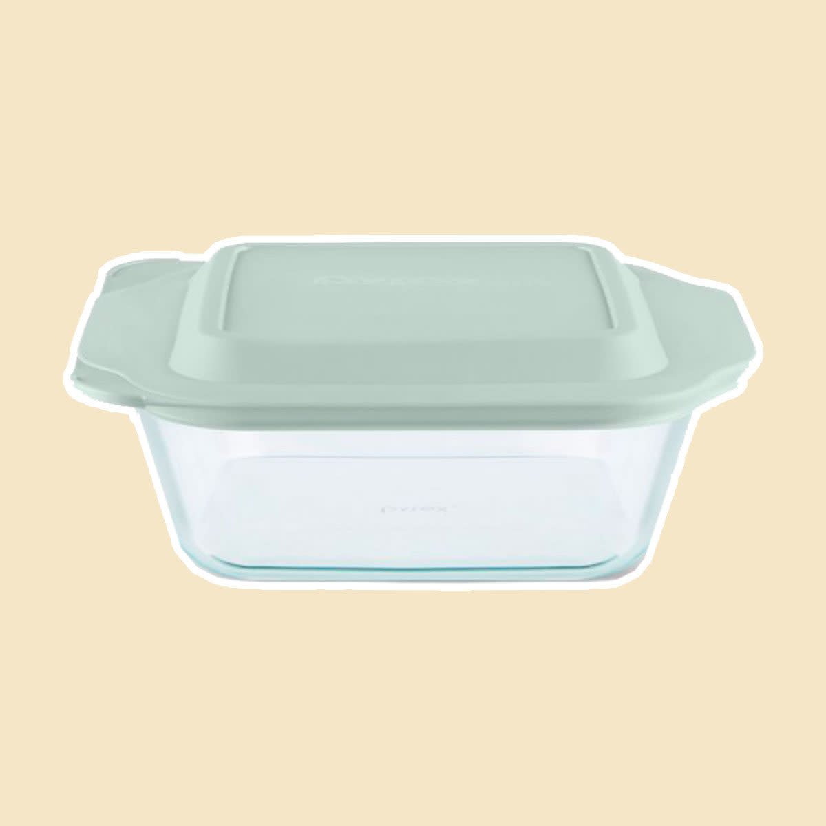 <a href="https://www.walmart.com/ip/Pyrex-Deep-Dish-8-x-8-Glass-Bake-Set-with-Sage-Lid/120049290" rel="nofollow noopener" target="_blank" data-ylk="slk:Baking Dish;elm:context_link;itc:0;sec:content-canvas" class="link rapid-noclick-resp">Baking Dish</a>