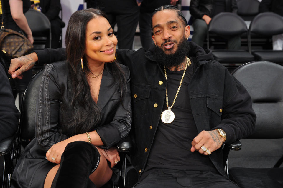 Lauren London and Nipsey Hussle