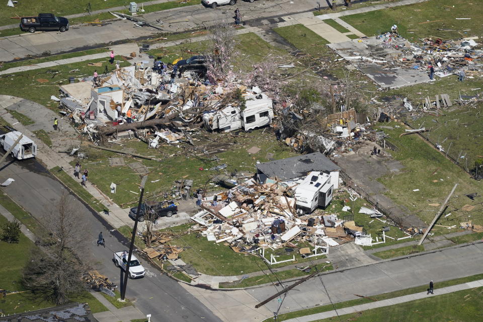 Damaged homes 