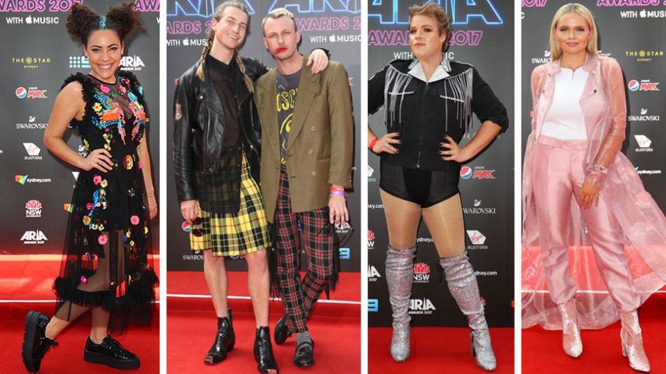 The most eccentric outfits from the ARIAs red carpet