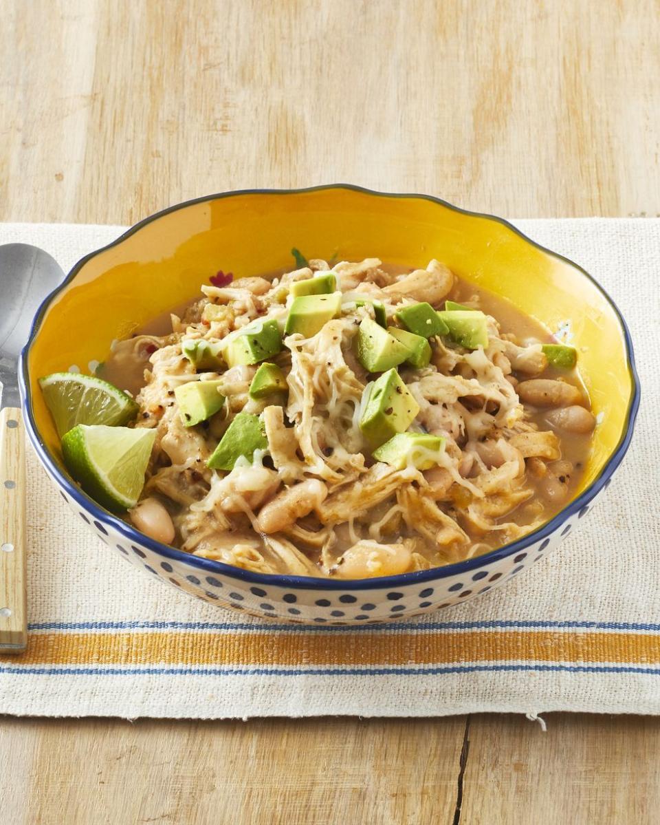 Slow Cooker White Chicken Chili