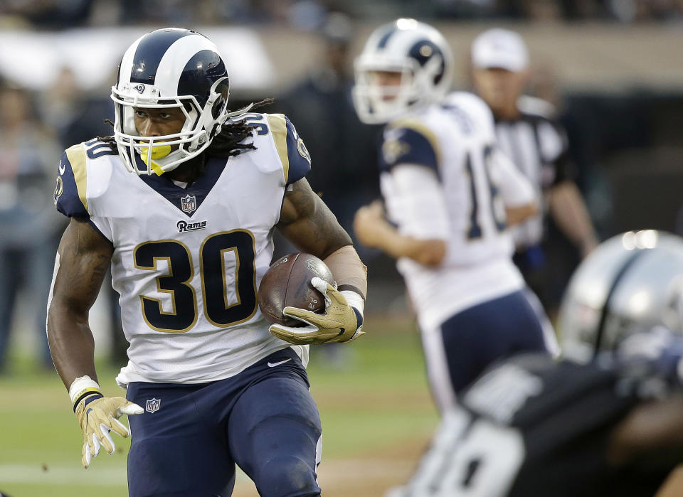 Todd Gurley is ready to blow up in Week 1. (AP Photo/Rich Pedroncelli)