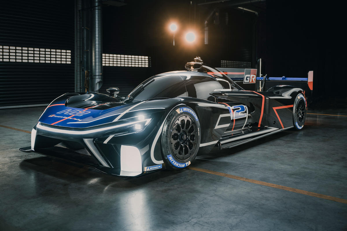 Toyota unveils a hydrogen race car concept built for Le Mans 24 Hours