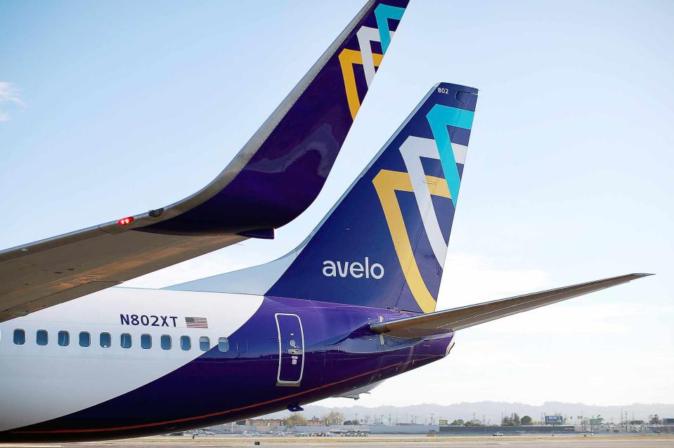 <p>Joe Scarnici/Getty Images for Avelo Air</p>