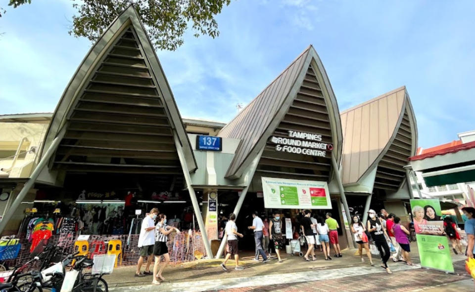 top 16 hawker centres - tampines round market