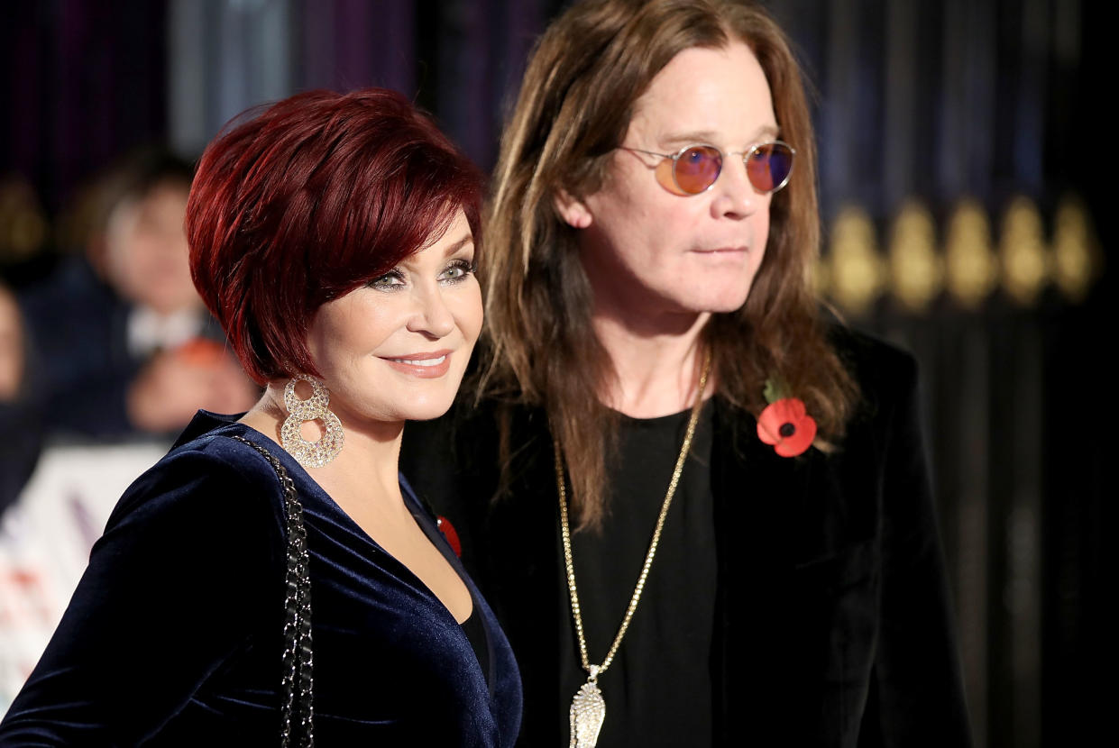 LONDON, ENGLAND – OCTOBER 30: Ozzy and Sharon Osbourne attend the Pride Of Britain Awards at Grosvenor House, on October 30, 2017 in London, England. (Photo by Mike Marsland/Mike Marsland/WireImage)