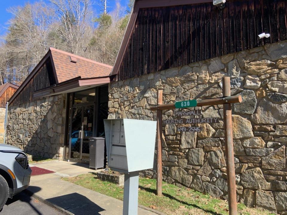 Madison resident Elizabeth Hamrick has collected more than 340,000 on her Toyota Highlander, volunteering her time to collect and distribute food to Madison County residents in low-income housing units, including at the Marshall Housing Authority building, pictured here.