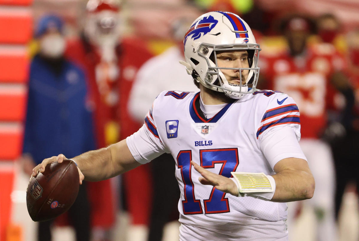 Josh Allen Throws First Pitch at Blue Jays Game