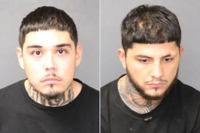 <p>Albuquerque Police Department/ Facebook</p> Jose Romero, 22, and Nathen Garley, 23, were booked overnight into the Metro Detention Center for the murder of 11-year-old Froylan Villegas.