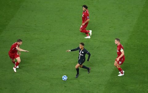 Neymar vs Liverpool players - Credit: UEFA