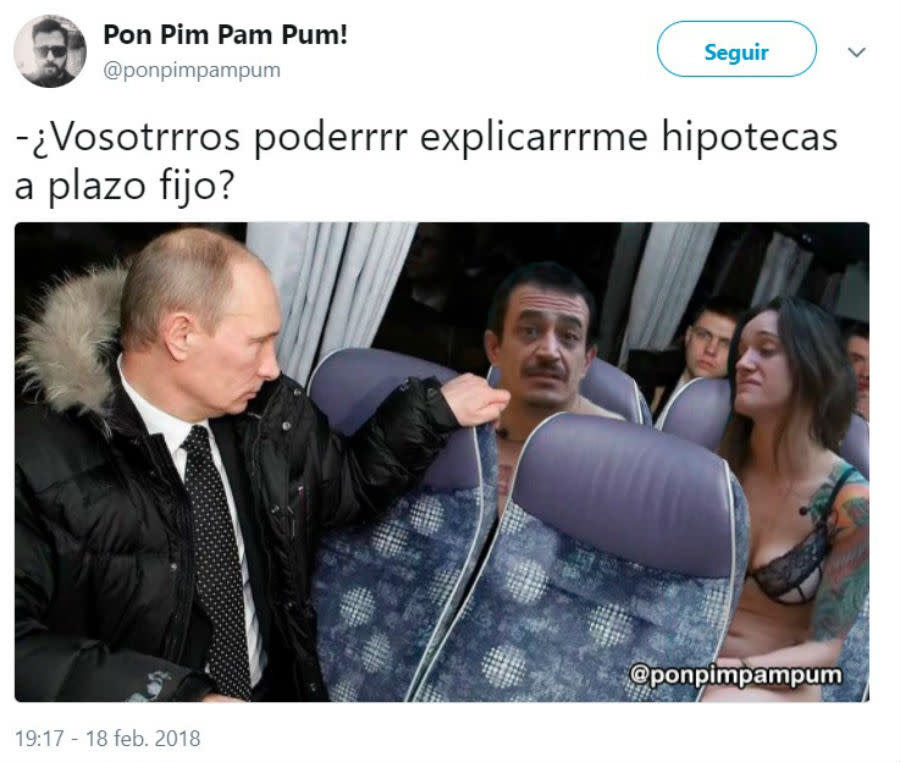 La foto antigua de Putin que provocó el cachondeo en Twitter