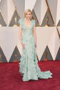 <p>The ‘Carol’ star wore a mint green beaut of a dress in 2016. Blanchett worked with her longtime stylist, Elizabeth Stewart, in teaming the dramatic gown with minimal jewellery. </p>
