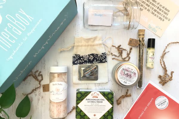 Starts at $35/month. Each box includes 5 to 7 organic self-care wellness items and a happiness-boosting&nbsp;activity to reduce stress. Get <a href="https://www.cratejoy.com/subscription-box/therabox/" target="_blank">20 percent off with code <strong>BLACKFRIYAY</strong></a> at checkout.