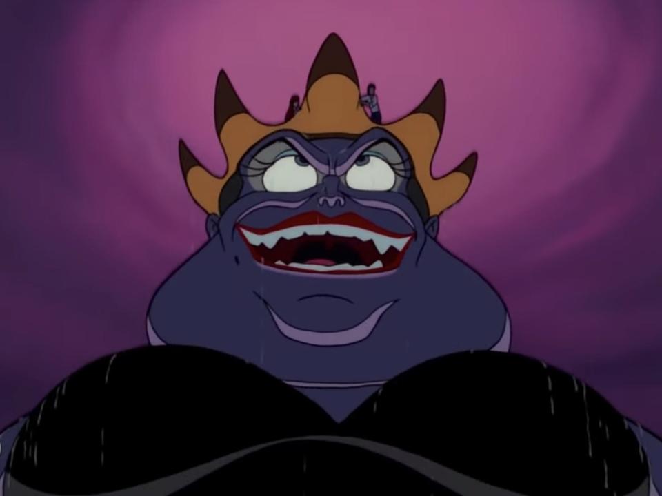 ursula death scene little mermaid