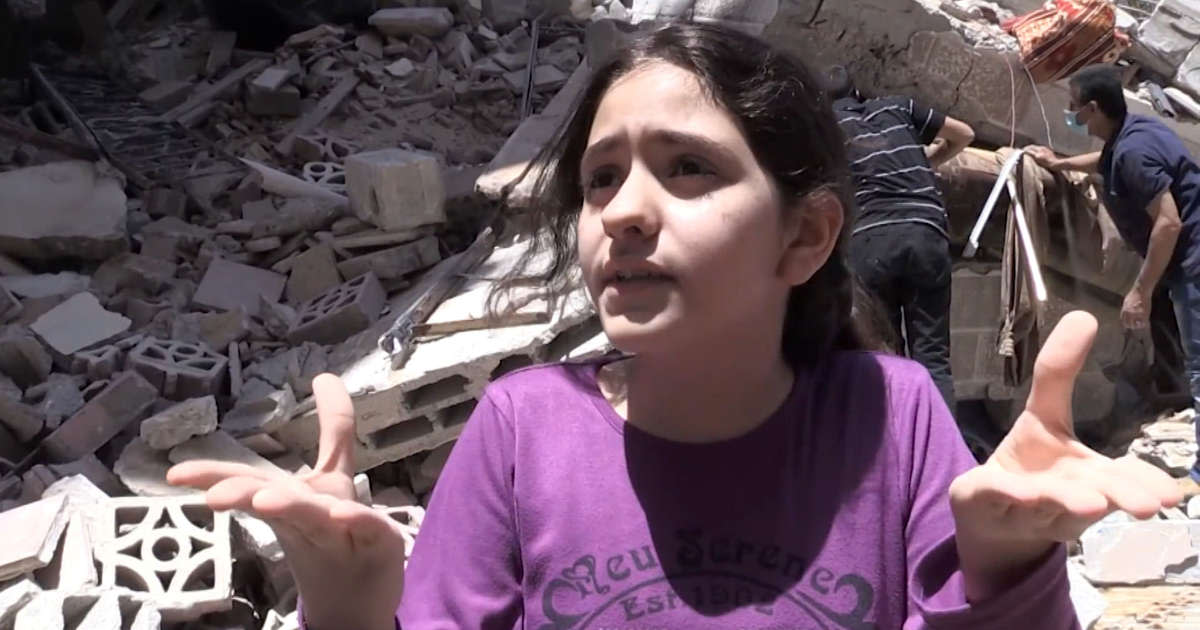 <p>Nadeen Abed al Lateef, 10, appeared on NBC warning of the deaths of Palestinian children during the escalating conflict with Israel</p> (NBC News)