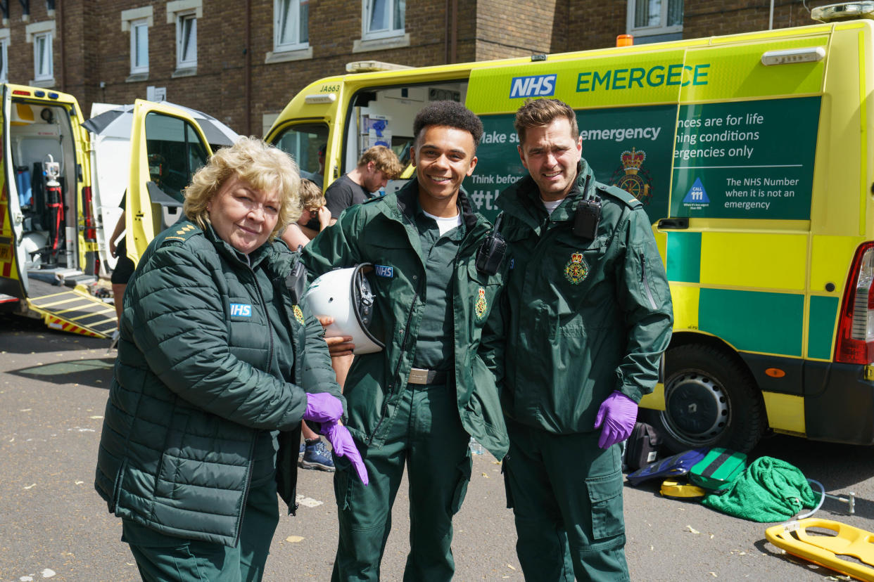 Casualty's improvised episode will focus on the paramedics. (BBC)