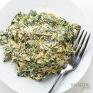 <p>Thick creamy spinach with cream cheese is rich and decadent tasting but free of those pesky carbs and sugar in this keto-approved makeover from <a href="https://www.wholesomeyum.com/easy-low-carb-keto-creamed-spinach-recipe/" rel="nofollow noopener" target="_blank" data-ylk="slk:Wholesome Yum.;elm:context_link;itc:0;sec:content-canvas" class="link ">Wholesome Yum.</a> So, grab a spoonful and enjoy this Thanksgiving. Plus, it takes just 15 minutes to whip up.</p>