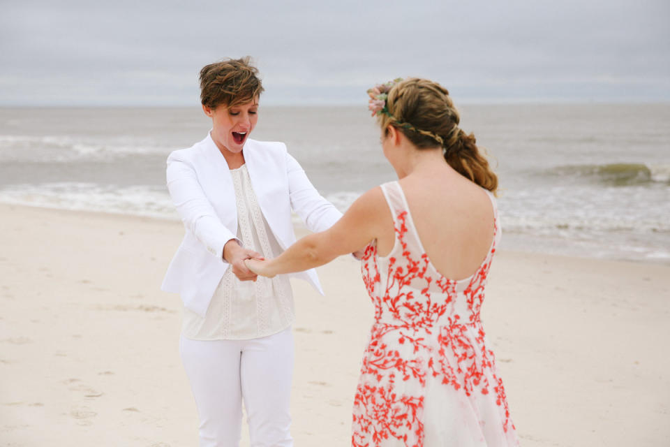 "Ajay and Kate's wedding in Gulf Shores, Alabama." --&nbsp;<i>Leah Moyers&nbsp;</i>