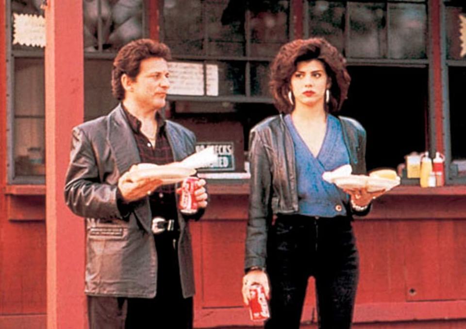 Joe Pesci and Marisa Tomei star in "My Cousin Vinny."