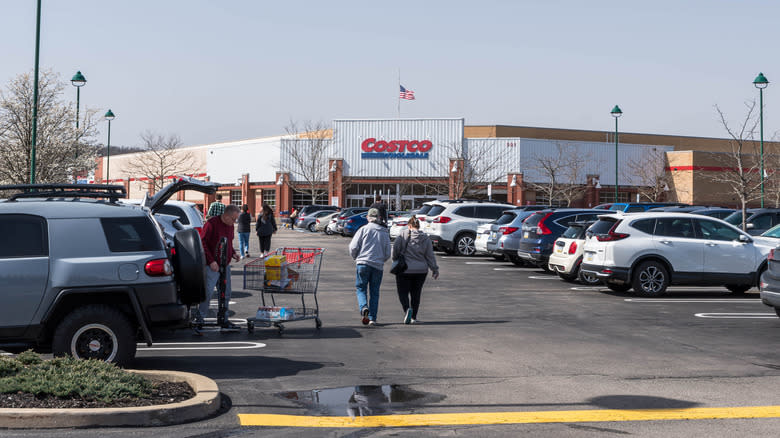 Costco parking lot 