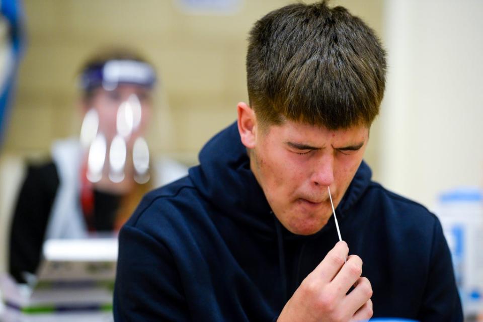 Secondary school pupils were tested for Covid before the term started  (Getty Images)