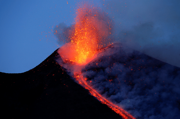 There are 169 active volcanos in the U.S.