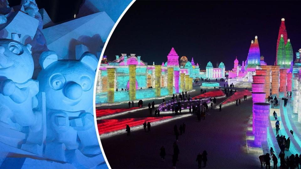 34th Annual Harbin Ice Festival kicks off in style