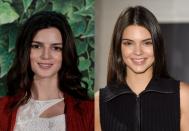 Ojos rasgados, melena morena, barbilla afilada... Clara Lago y Kendall Jenner son como dos gotas de agua. ¿Estará de acuerdo la actriz de 'Ocho apellidos vascos' (2014) con el parecido que le hemos sacado? (Foto: Eduardo Parra / Karwai Tang / Getty Images).