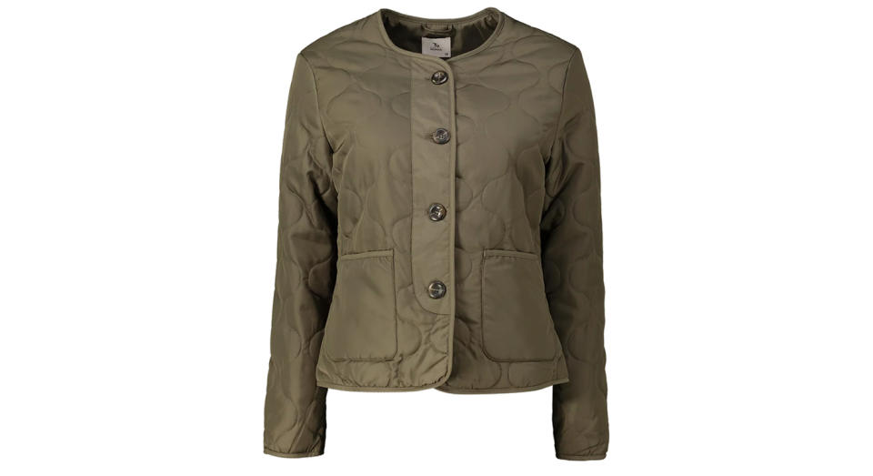 Khaki Quilted Jacket