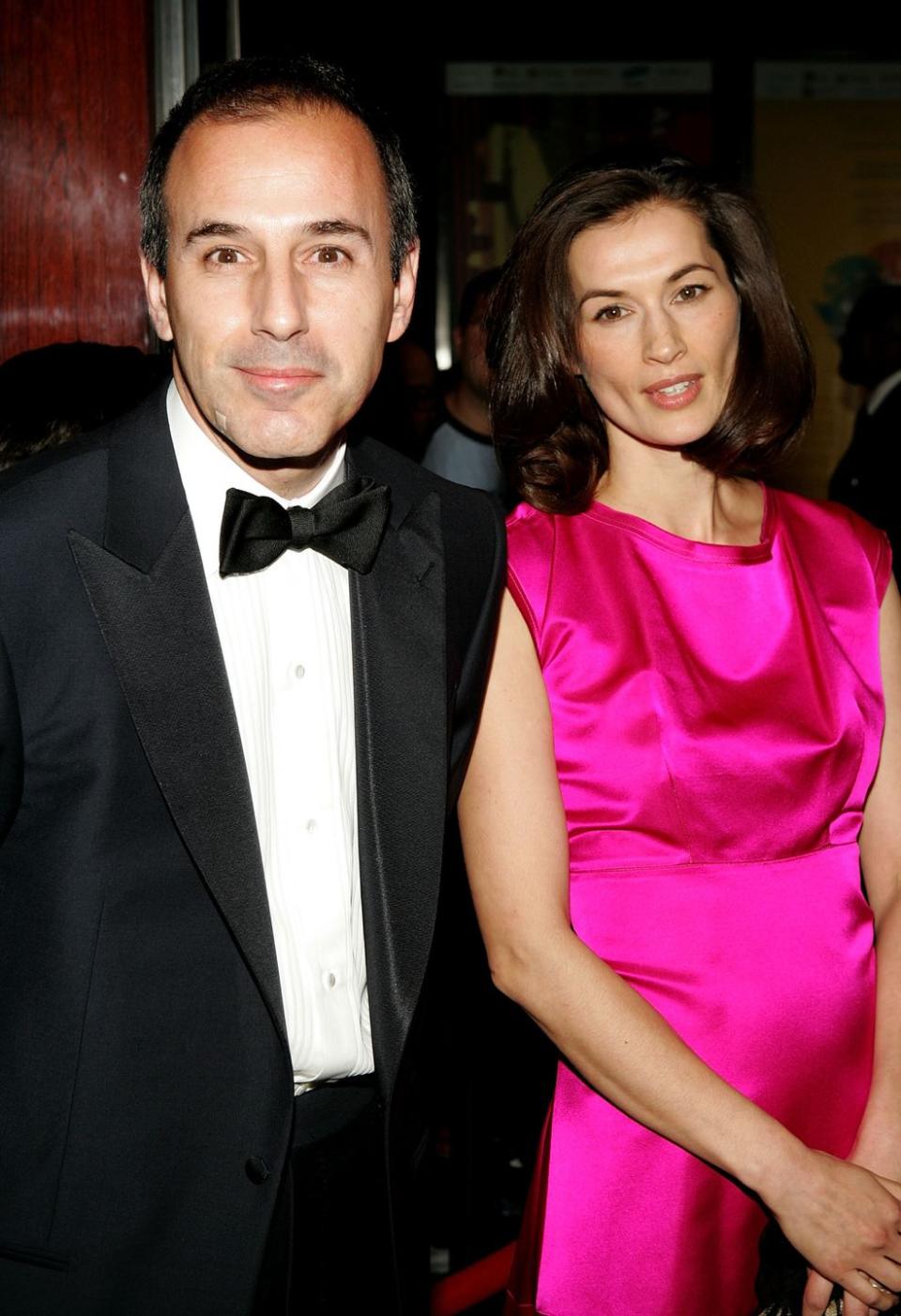 Matt Lauer and Annette Roque