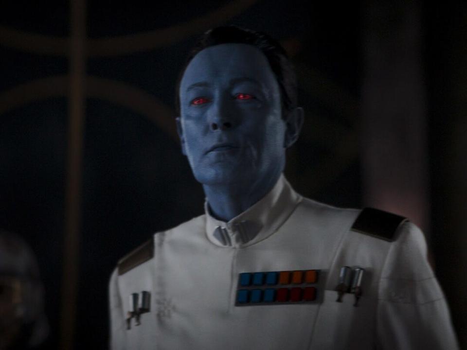 Lars Mikkelsen as Grand Admiral Thrawn in "Ahsoka."