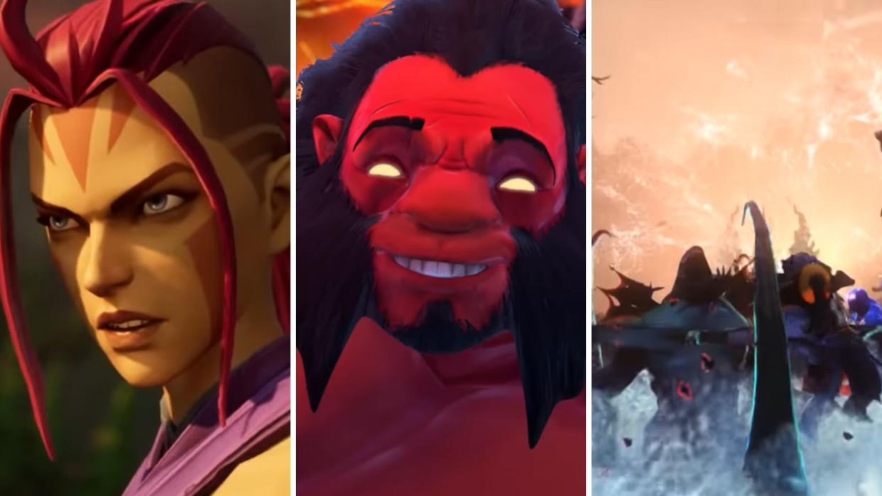 After watching all the entries for Dota 2's short film contest for The International 2022, these are our picks for the best three this year. (Photos: 4fun, W YX, dmurio YouTube channels)