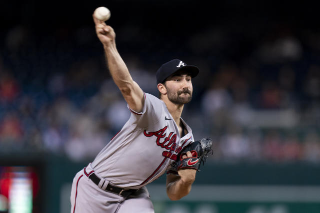 Braves reach 100 wins again, beat Nationals 8-5 behind Strider to