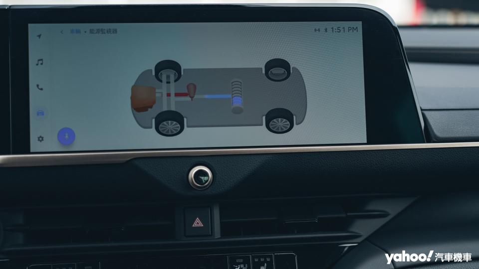 中央螢幕與Lexus RX、NX使用相同系統。