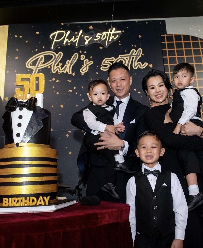 Myolie Wu posted a family blessing to celebrate her husband's 50th birthday.