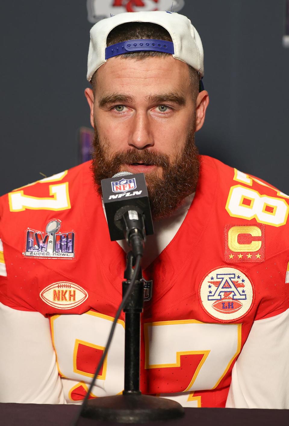 Travis Kelce Beard