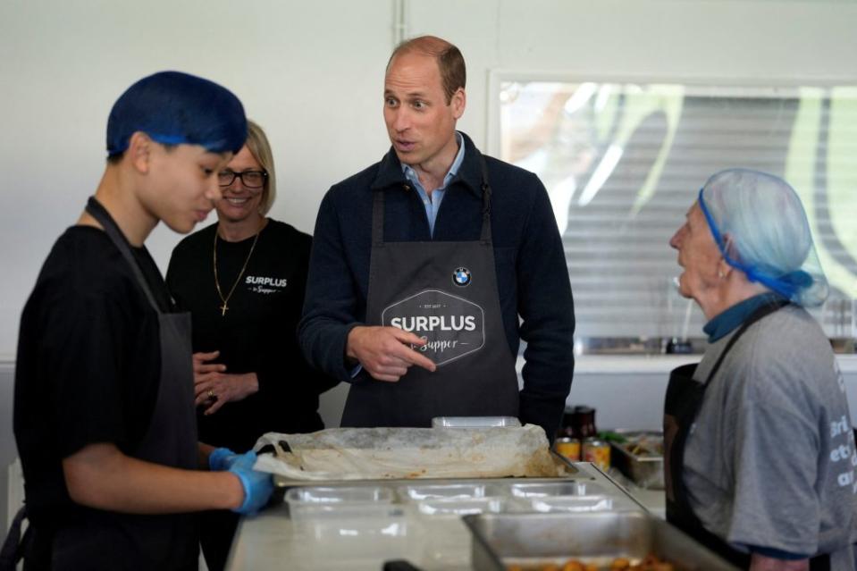 William’s outing marked his first public royal engagement since March 19. via REUTERS