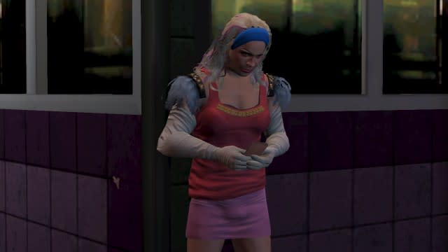 Trans characters in GTA V.