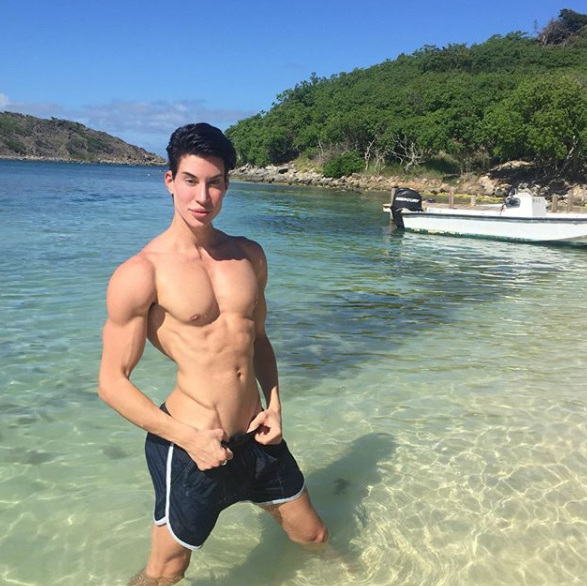 Known as the 'Human Ken Doll', Justin prides himself on his plastic appearance. Photo: Instagram/justinjedlica