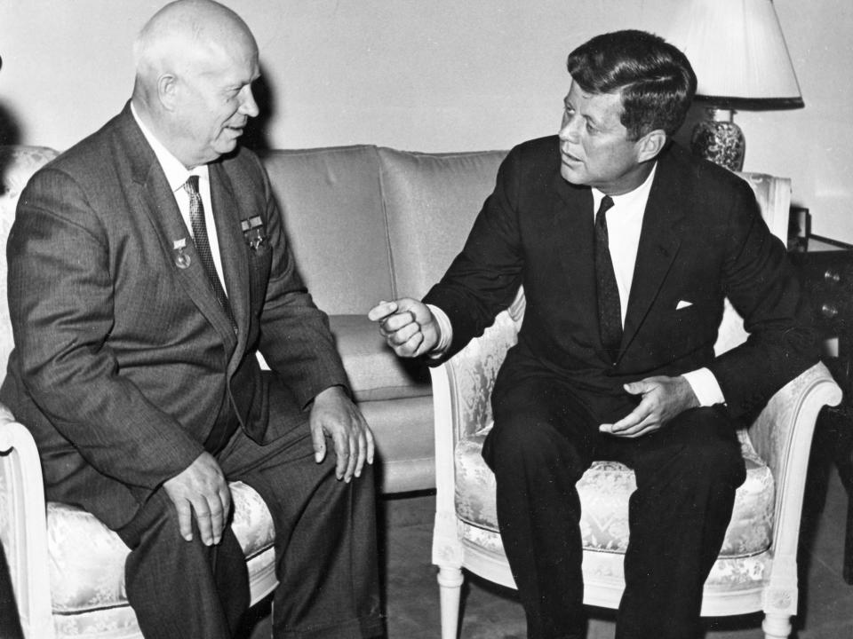 John Kennedy Nikita Khrushchev