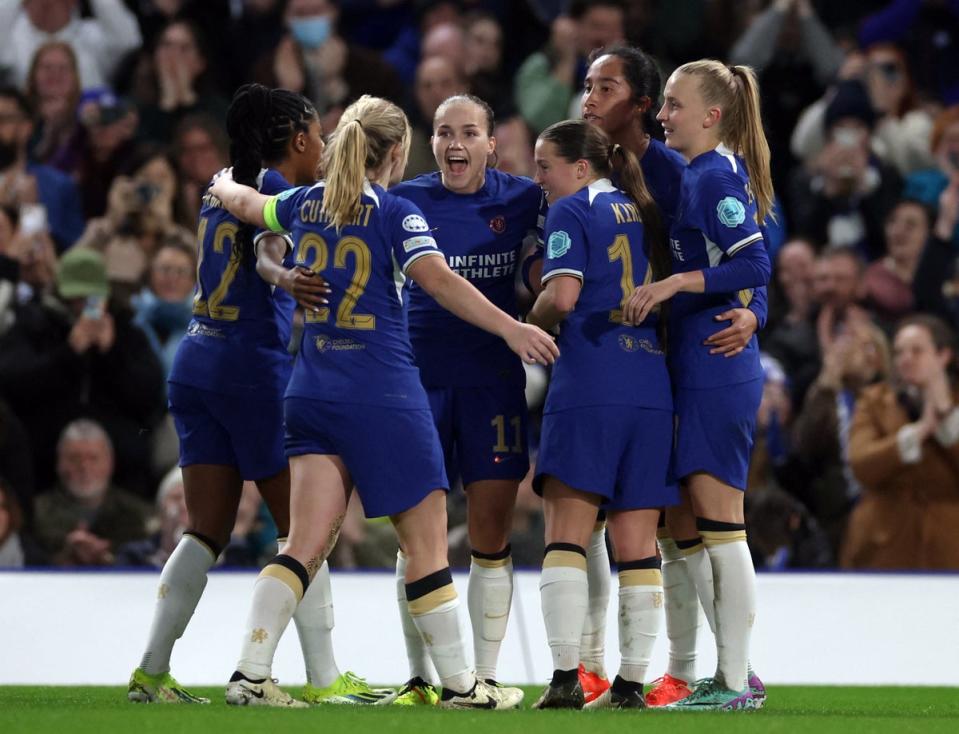 Chelsea returned to the Champions League semi-finals with a 4-1 aggregate win over Ajax  (Action Images via Reuters)