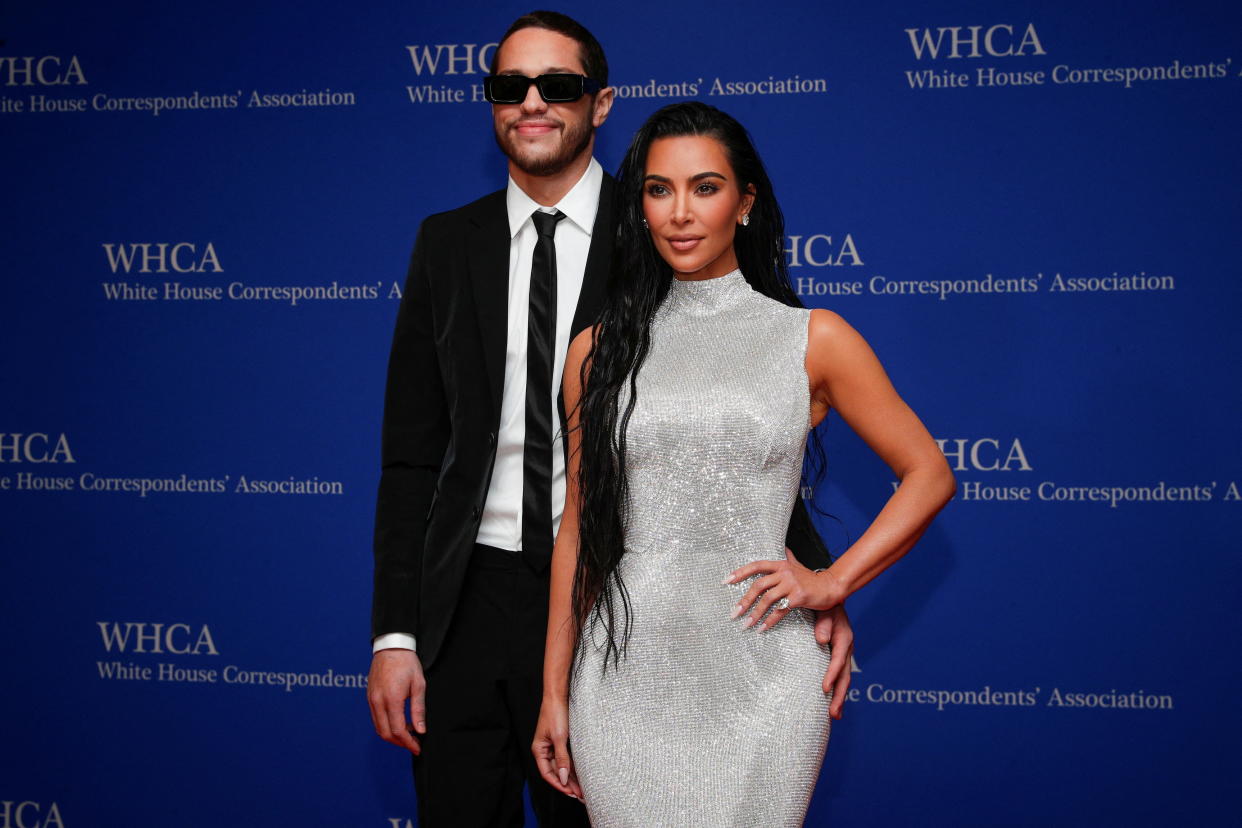 Kim Kardashian and Pete Davidson, making their red carpet debut here in April, have split.