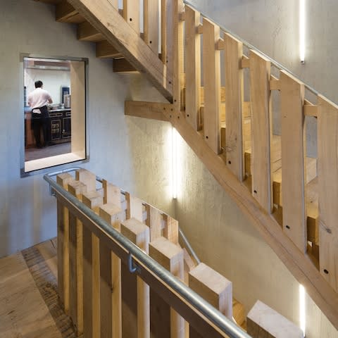Blue Mountain School staircase - Credit: Lewis Ronald/Plastiques Photography