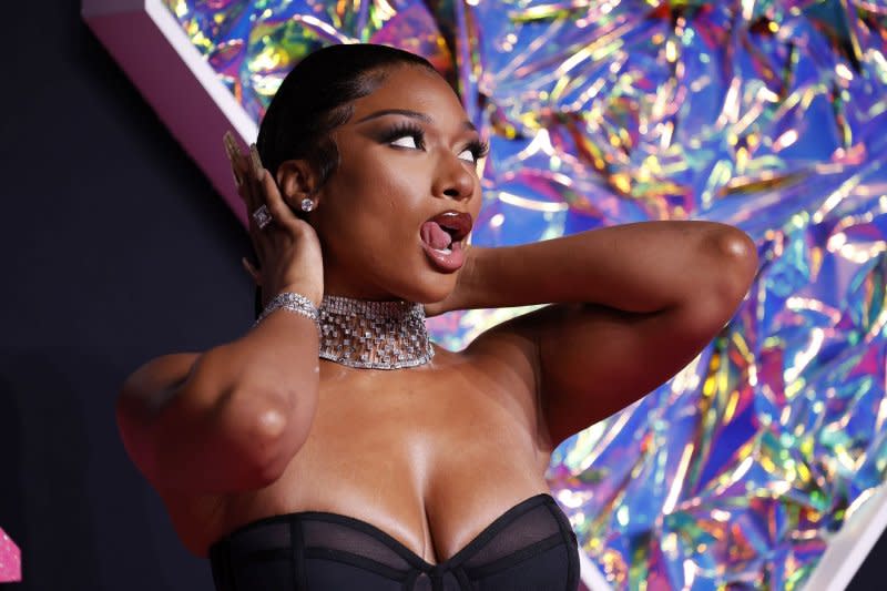 Megan Thee Stallion attends the MTV Video Music Awards in September. File Photo by John Angelillo/UPI