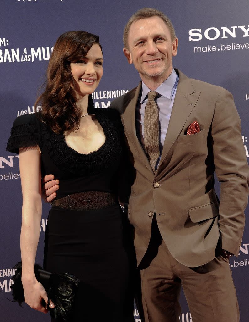 Rachel Weisz and Daniel Craig at the premiere of Millenium: The Girl With the Dragon Tattoo