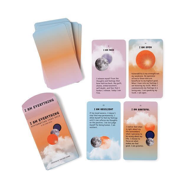 17) UncommonGoods I Am Everything Affirmation Card Deck