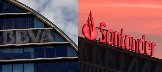 Banco Santander Vs BBVA: Así llegan los dos grandes bancos a sus cuentas del primer trimestre